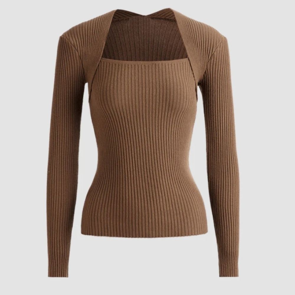 2- NWT Commense Bronzework Knitted Pullover Sweater XS